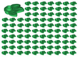 __NEW LEGO 100x BRIGHT GREEN Plant Plate, Round 1 x 1 with 3 Leaves tree leaf Green Plant