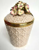 Jay Strongwater Riley Hydrangea Flora Candle #SDH6611256 NIB/NWT Hydrangea