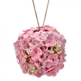 Pink Hydrangea With Berries Hanging Ball Artificial Flower Hydrangea