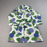 Printfresh Robe Women Medium Hydrangea Hideaway Frog Bird Cotton Kimono Belted Hydrangea