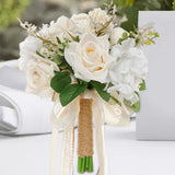 Wedding Bouquet for Bride Bridal Bouquet with Ribbons Elegant Decorative Bride Bouquet