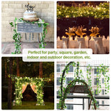 Green Leaf Rattan Artificial Ivy Garland Fake Leaf Plants Vine Garland HAVX Green Plant