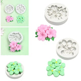 Flower Chocolate Fondant Silicone Mold for Baking Flower Silicone Molds Hydrangea