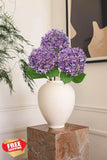26" Gradient Silk Hydrangea Flower Big Bloom Hydrangea
