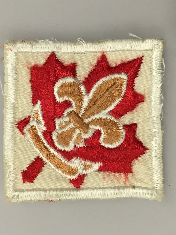 Vintage Canada Scout Lily Flower Patch Lily