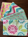 MODA Spring House By Stephanie Ryan -4 Half Yard  Bundle Fabric Butterfly VTG Flowering Plants
