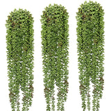 3 Pcs String of Pearls Plant Artificial Hanging Succulents Plants for Home Ga... Green Plant