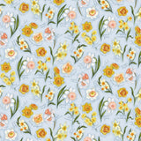 Michael Miller Flower Market by Lily & Val DDC11821 Multi Daffodils   Cotton Lily