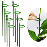 8 Pack Small Plant Support Plant Stakes, Adjustable Garden Single 11.8 Inch Garden Plants