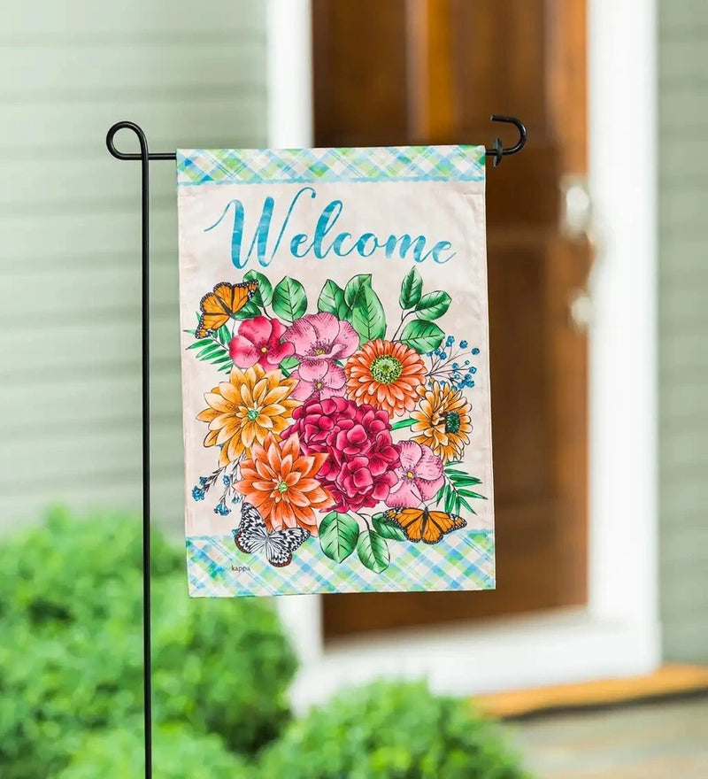 12.5 x 18 Hydrangea Bouquet Garden Strie Flag Hydrangea