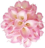 20 PCS Real Touch Latex Artificial Calla Lily Flowers for Wedding Bouquets Decor Lily