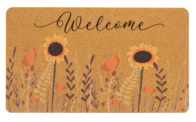 KorhLeoh Fall-Sunflower-Doormat-Welcome-Door-Mat - Flower Indooor-Outdoor-Coi... Sunflower
