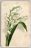 Postcard Lily of the Valley Muguet Flowers B254 Lily