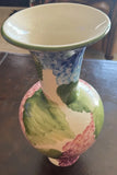 J Vanol Portugal Vase Hand Painted Hydrangea Floral Ceramic 14Ó Hydrangea