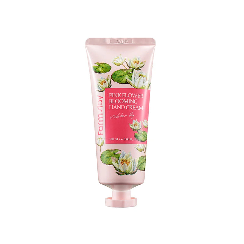 Farmstay Pink Flower Blooming Hand Cream Water Lily 100ml (3.38oz) Lily