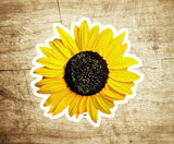Sunflower Yellow Cute Colorful Flower Sticker Flowers Decal 3.3" X 3.2" Hippy Sunflower