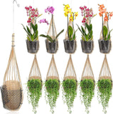 10 Pack Hanging Orchid Planter Thai Bamboo Woven 4 Inch Bird Nest Style Orchid H Orchids