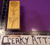 SINGLE HYDRANGEA FLOWER LONG STEMMED RUBBER STAMPS HERO ARTS F2067 CREAKYATTIC Hydrangea