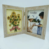 Possibilities by Connoisseur 4"x6" Picture Frame w/ Bouquet of Sunflowers EUC Sunflower