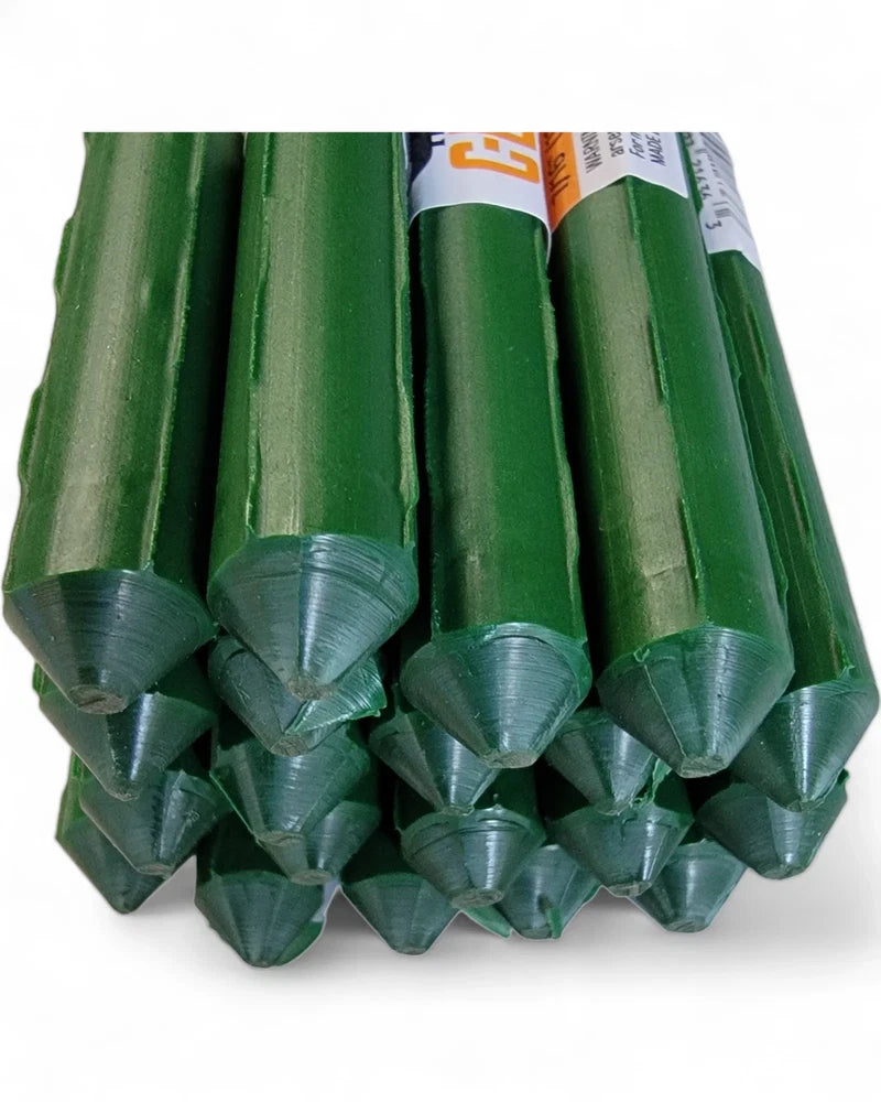 20 Garden Stakes (2.5' 3', 4', 5', and 6') Sturdy Steel Plant Stakes. All 7/16" Garden Plants