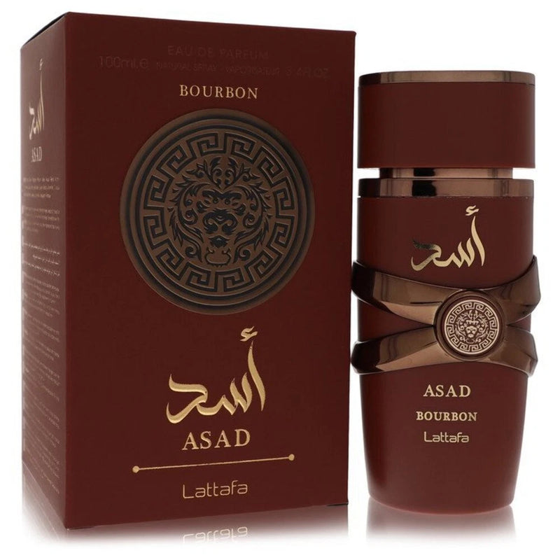 Lattafa Asad Bourbon by Lattafa Eau De Parfum Spray 3.4 oz (Men) EDP