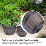 Enhance Your Space with this Practical Garden Whiskey Bucket Flowerpot Garden Plants