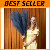 Extra Fluffy Blue Pampas Grass 6 Stems Pampas Grass