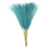 25pcs Faux Pampas Grass 21 Inch Artificial Pampas Grass for Decor, Blue Green Pampas Grass