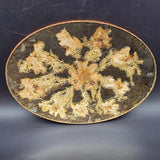 Vintage Pressed Dried Flowers Botanical Art Hand Made In Mexico 1980 Dried Flower