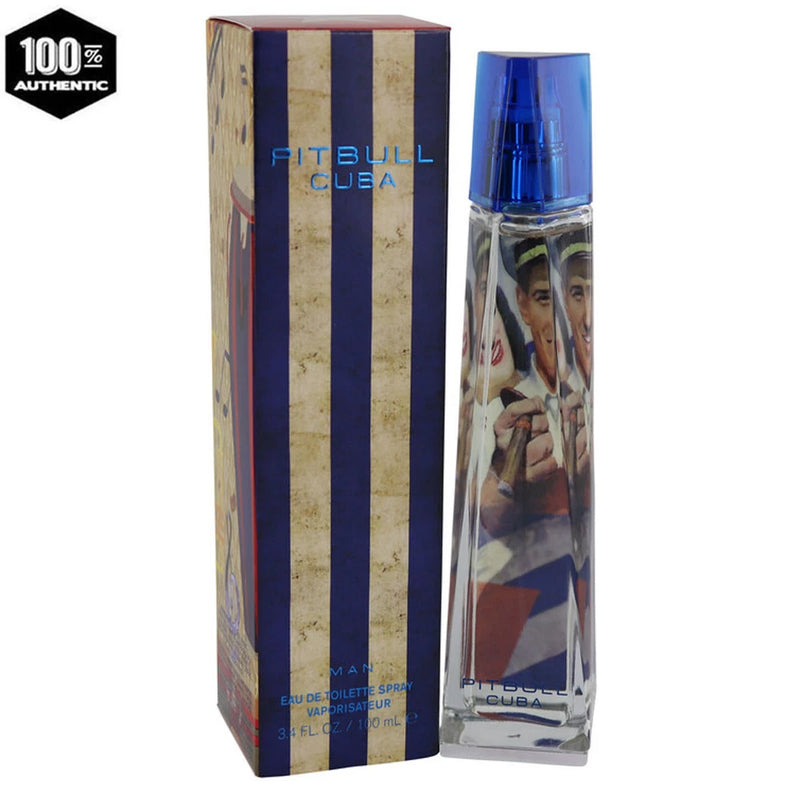 Pitbull Cuba for Men 3.4 oz / 100 ml Eau De Toilette Spray EDT