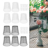 Wire Plant Covers 5PCS Garden Shelters with Ground Stakes and Mesh Design Garden Plants