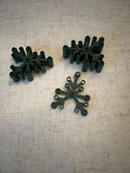 LEGO- NEW- #2417- DARK GREEN-PLANT LEAVES 6 x 5 -10 PIECES Green Plant