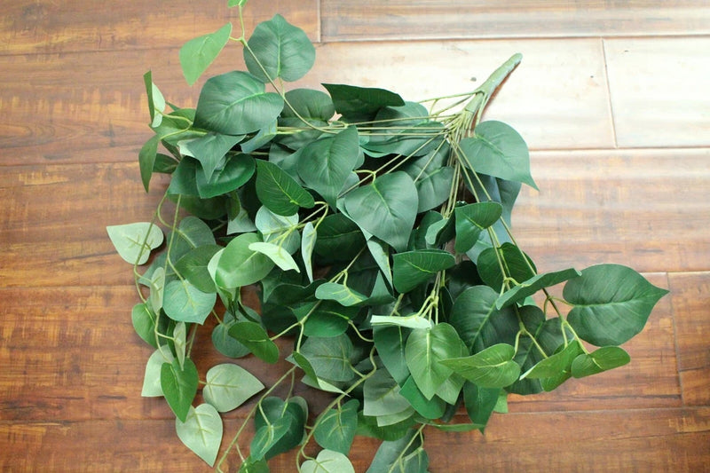 Philodendron Philo Hanging Bush Home Wedding Backdrop Decor Floral Craft Foliage Green Plant