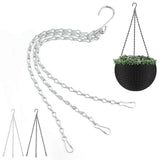 2Pcs Hanging Flower Basket Chains Plant Pot Hanger Planter Chains Outdoor Garden Garden Plants
