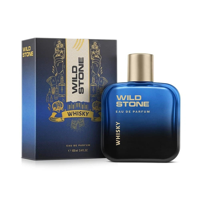 Wild Stone Whisky Perfume for Men, 100ml Long Lasting EDP Woody&Fruity Fragrance EDP