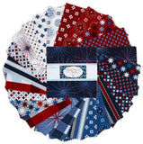 Picadilly Riley Blake 5" Stacker 100% Cotton Precut Squares Flowering Plants