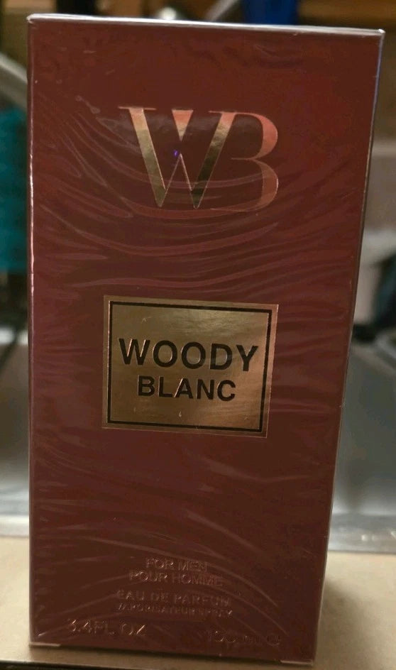 Woody Blanc Fragrance for Men EDP Inspired 3.4 0z  New EDP
