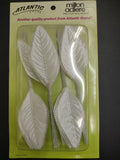 3" Corsage Leaves, 100 Pieces, White, Wired, for Wedding, Boutonniere, & Corsage Bouquet