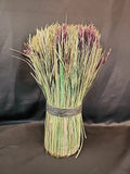 Dried Grass Arrangement with Straw Accents Decoration Green Plant
