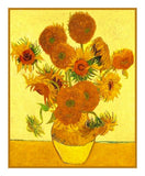 Van Gogh's Vase of Sunflowers Counted Cross Stitch Chart Pattern Sunflower