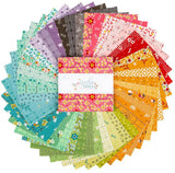Gentler Times Riley Blake 5" Stacker 42 100% Cotton Precut Quilt Squares Flowering Plants