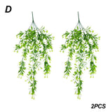 Hanging Fake Plant Flowers Indoor Outdoor Wall House Decoration Flowers Nic L6S6 Green Plant