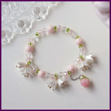 Sweet Vintage Pearl Lily Tulip Flower Bracelet for Women Fashion Cute Lily