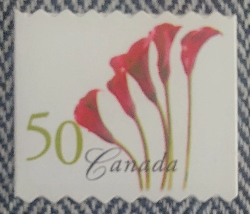2004 CANADA 2072 Red Calla Lily - Flower Definitives - From coil - MNH Lily