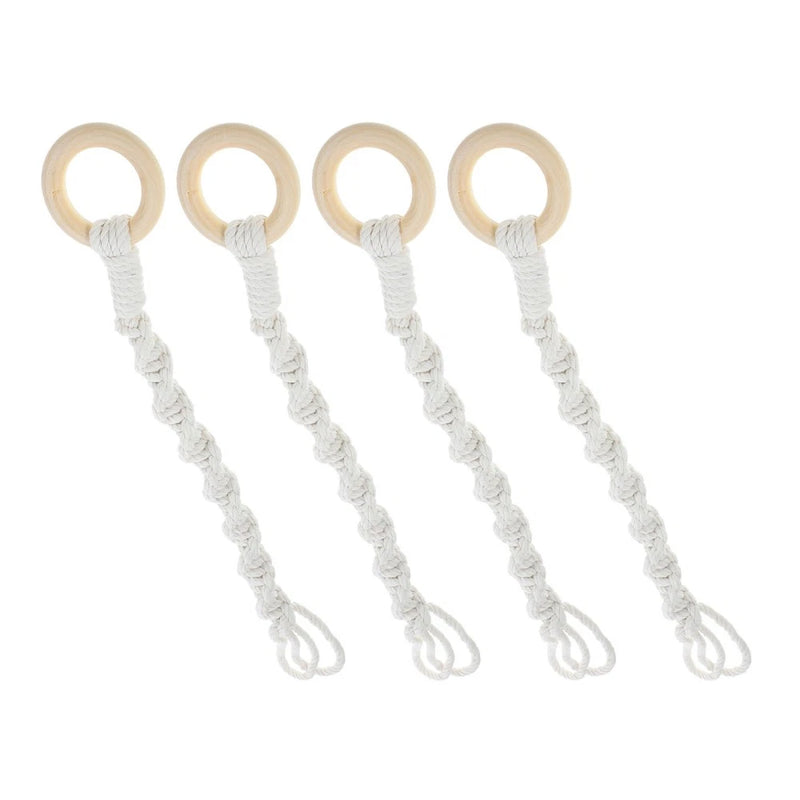 4 Pcs Macrame Plant Holder Balcony Hanger Garden Hanging Planter Garden Plants