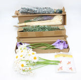 Letjolt Calla Lily Purple Artificial Flowers 50+ Pcs Daisies Eucalyptus Lavender Lily