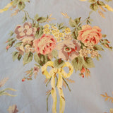 Ralph Lauren Evelyn Dusty Blue Floral Fabric Fall 1989 4.5 yards Decorator Flowering Plants
