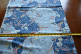 By 1/2 Yd, Floral Paisley on Blues Cotton, JoAnn, Hudson, Keepsake Calico, N5425 Flowering Plants
