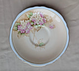 Vintage Paragon Double Warrant Pink & Cream Hydrangea Bloom Saucer Hydrangea