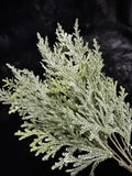 Artificial Frosted Cedar Pick Green Plant